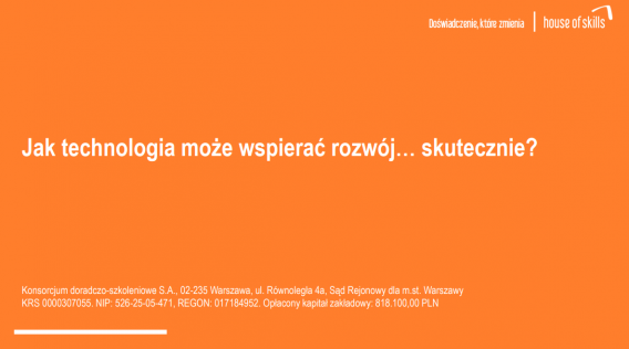 Rozwiązania digitalowe wspierające procesy rozwoju pracowników