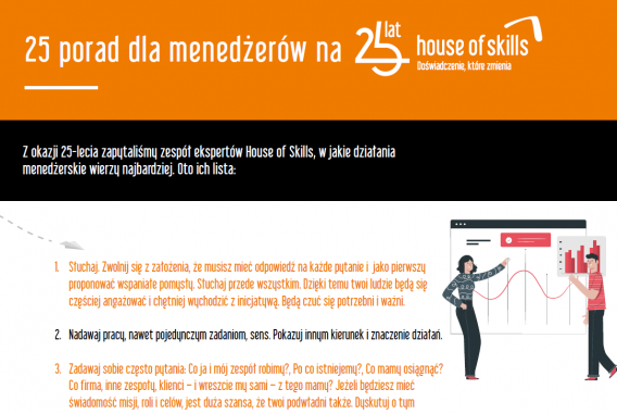 25 porad dla menedżerów na 25 lat House of Skills
