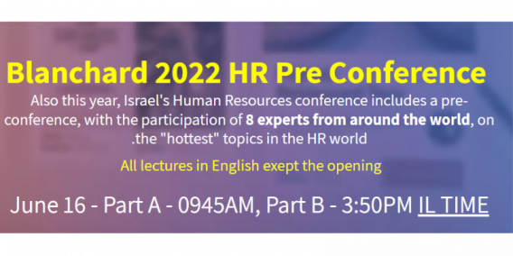 Małgorzata Borowska prelegentką na Blanchard 2022 HR Pre Conference